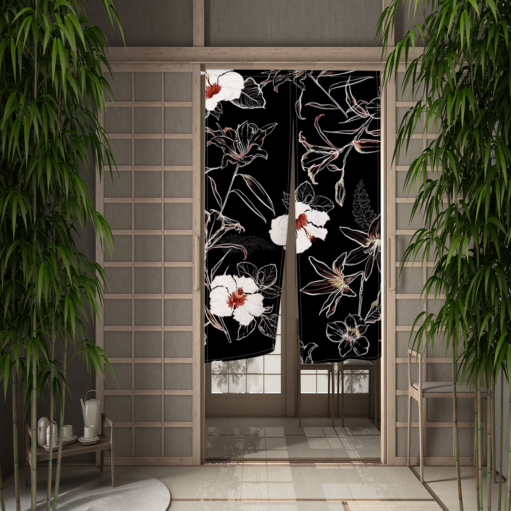 Japanese Luxury Door Curtains  - مراجعة Noren Curtain Doorway وسعره