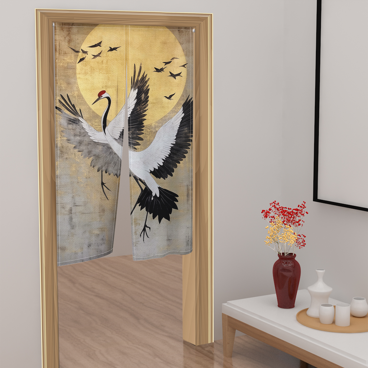 Japanese Style Noren Door Curt - مراجعة Noren Curtain Doorway وسعره