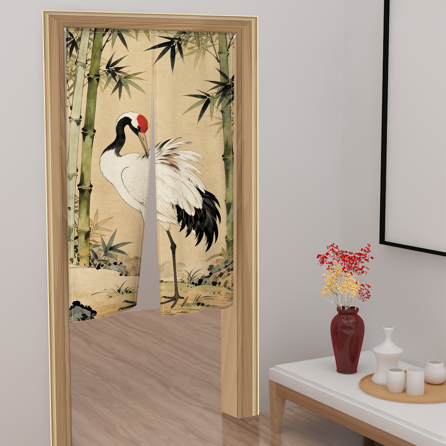 Japanese Style Noren Door Curt - مراجعة Noren Curtain Doorway وسعره