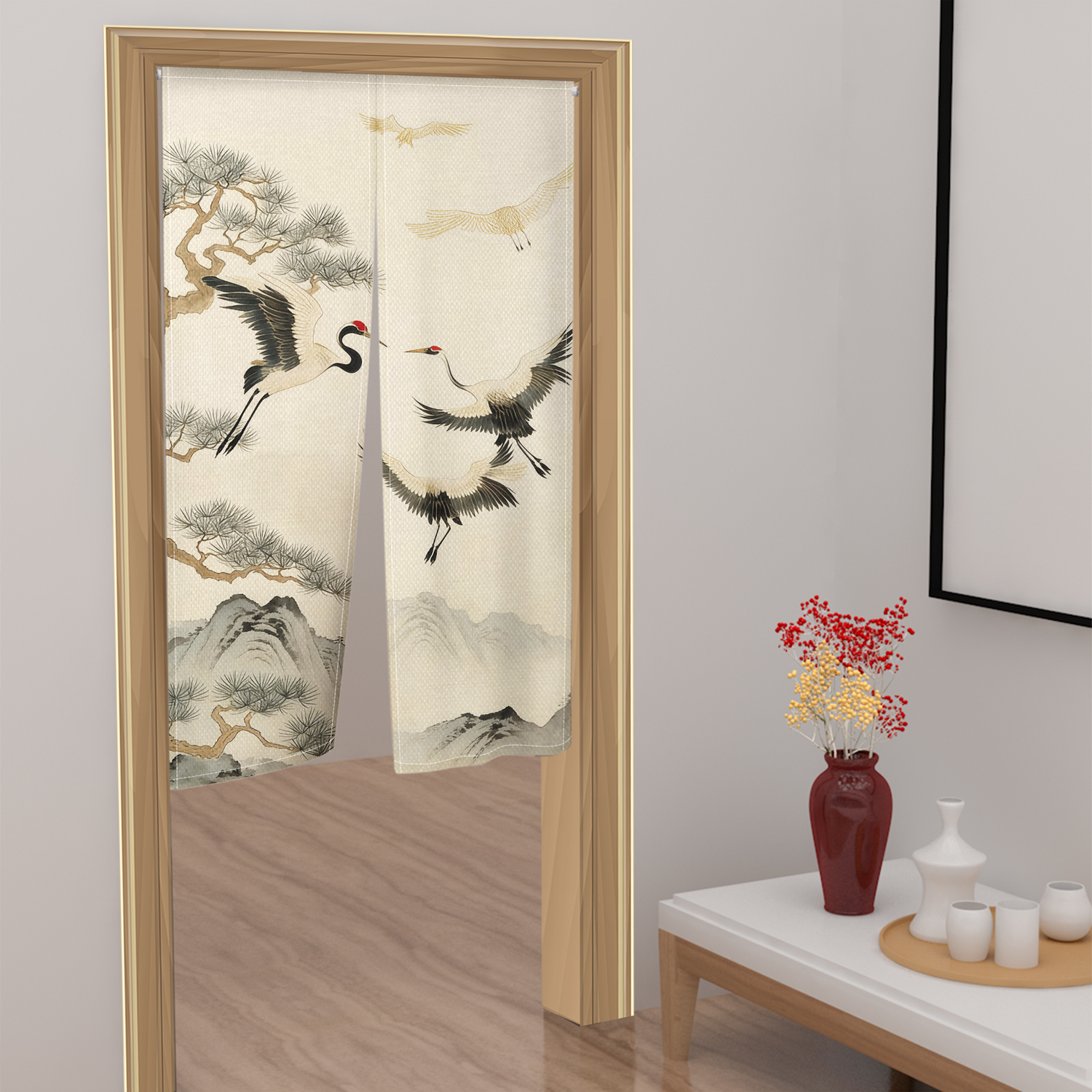 Japanese Style Noren Door Curt - مراجعة Noren Curtain Doorway وسعره