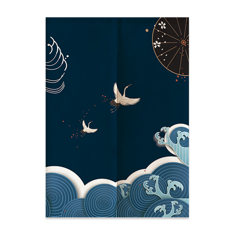 Japanese Linen Door Curtain No - مراجعة Noren Curtain Doorway وسعره