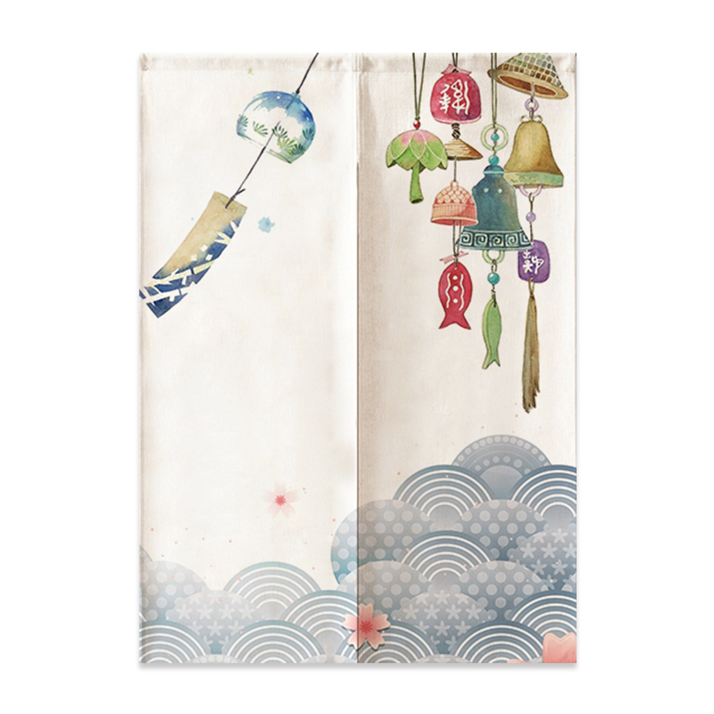 Japanese Linen Door Curtain No - مراجعة Noren Curtain Doorway وسعره