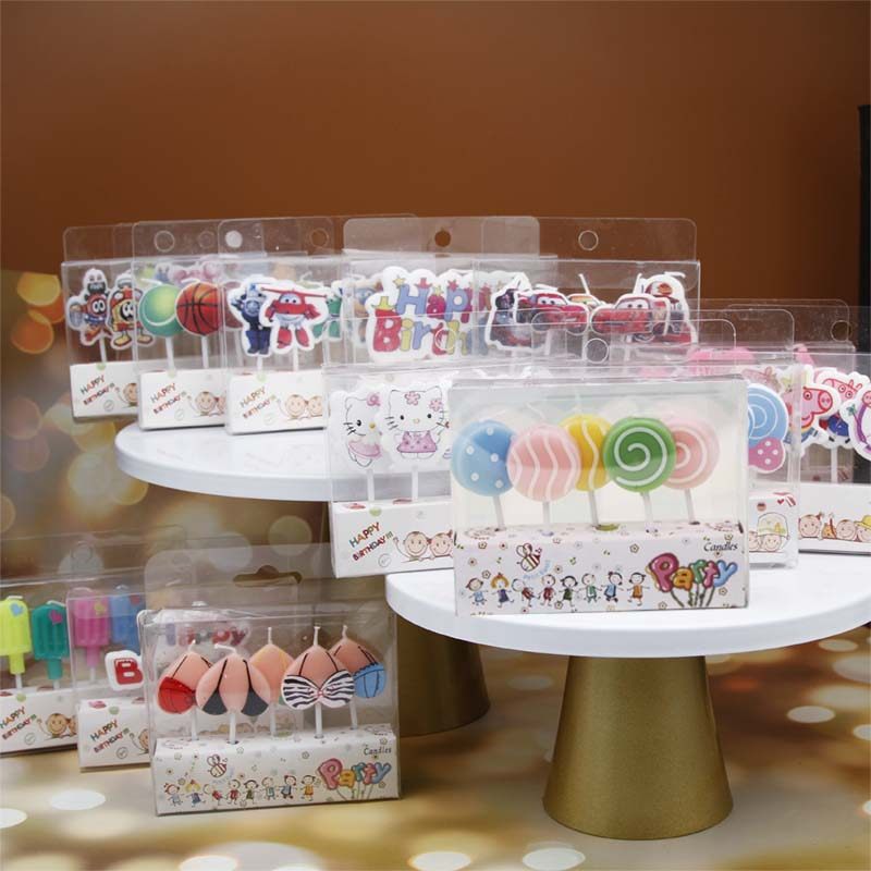 5 candles, creative cake decor - مراجعة Japanese Candle Wax وسعره