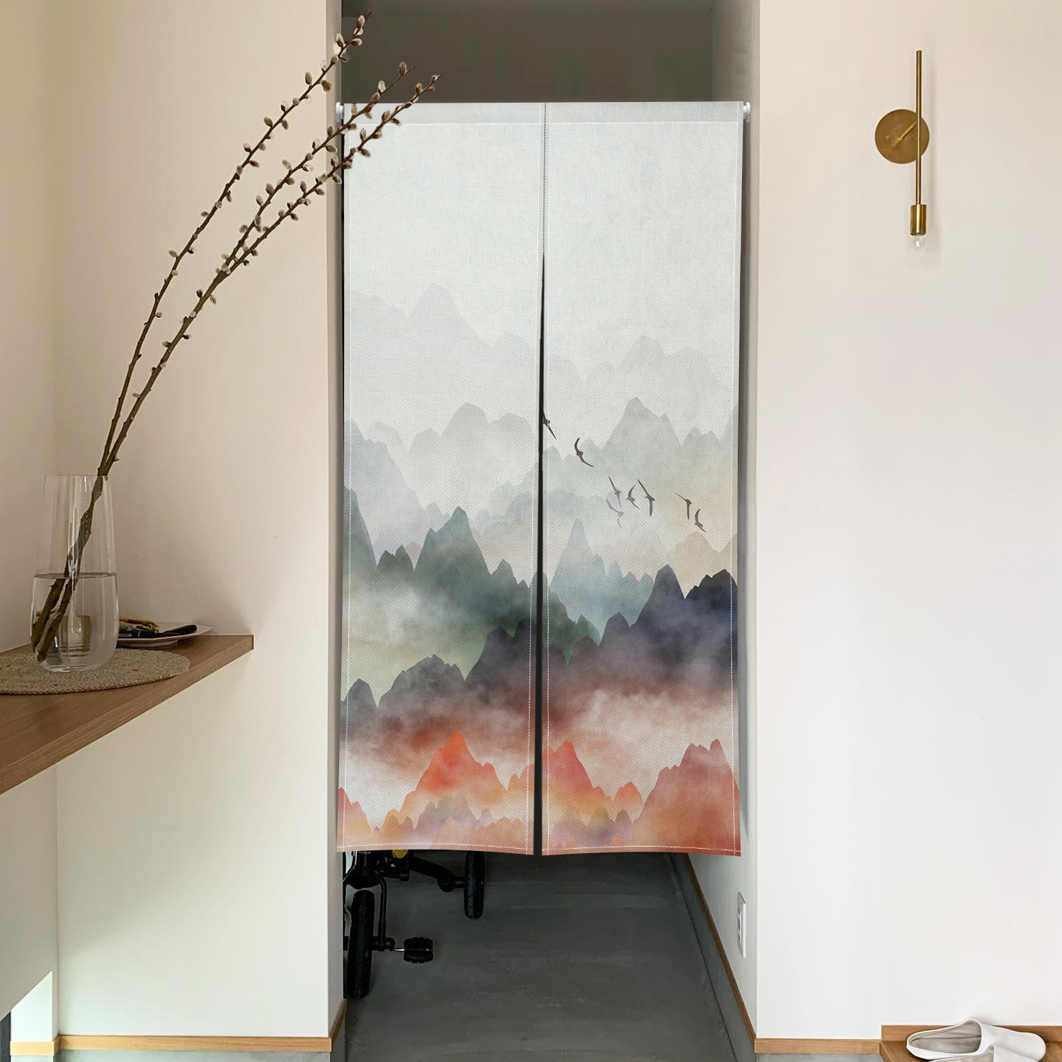 Traditional Japanese Noren Doo - مراجعة Noren Curtain Doorway وسعره