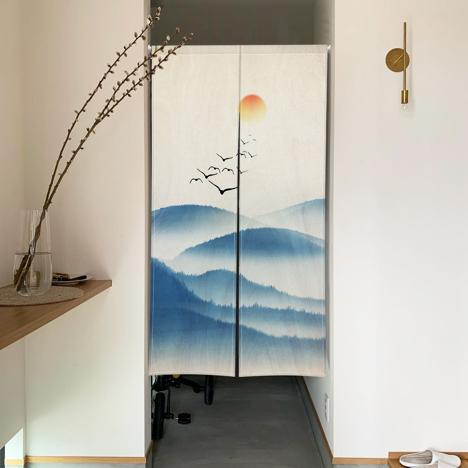 Traditional Japanese Noren Doo - مراجعة Noren Curtain Doorway وسعره