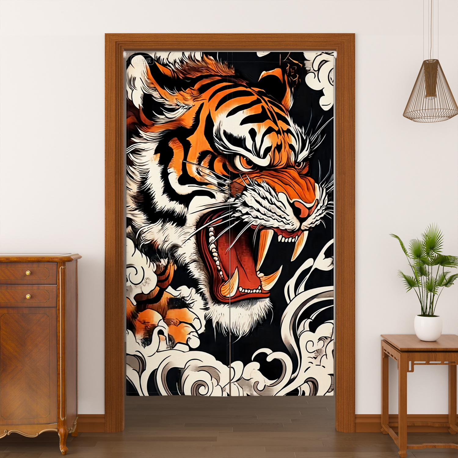 Lovely Cat Japanese Noren Door - مراجعة Noren Curtain Doorway وسعره