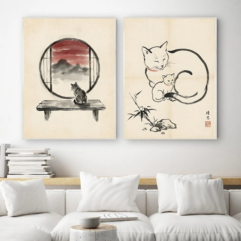 Japanese Cat Sleeping by Lante - مراجعة Japanese Minimalism Lifestyle وسعره