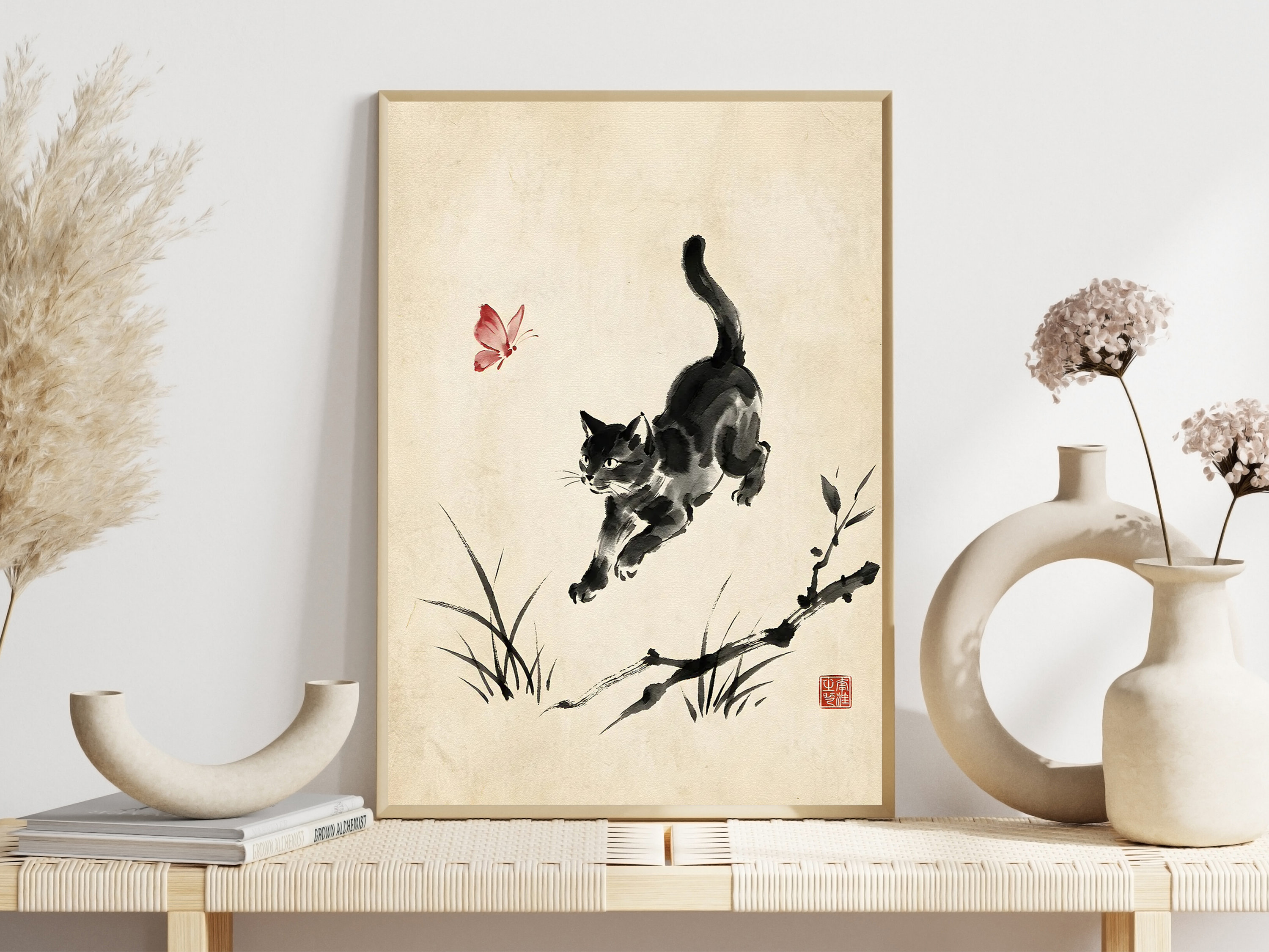 Japanese Cat Sleeping by Lante - مراجعة Japanese Minimalism Lifestyle وسعره