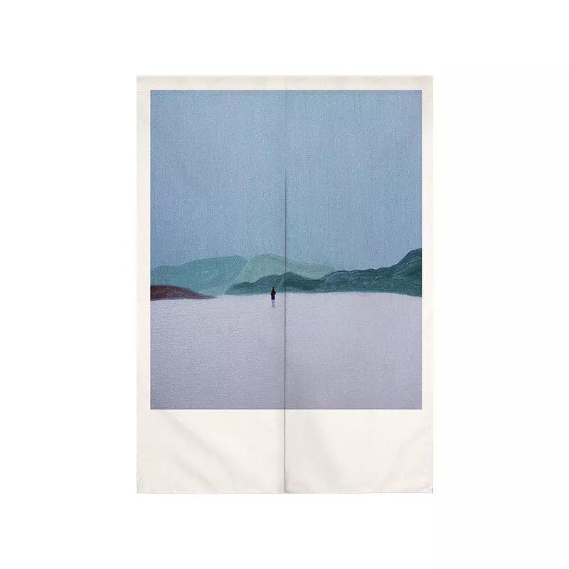 Creative Oil Nature Landscape  - مراجعة Noren Curtain Doorway وسعره
