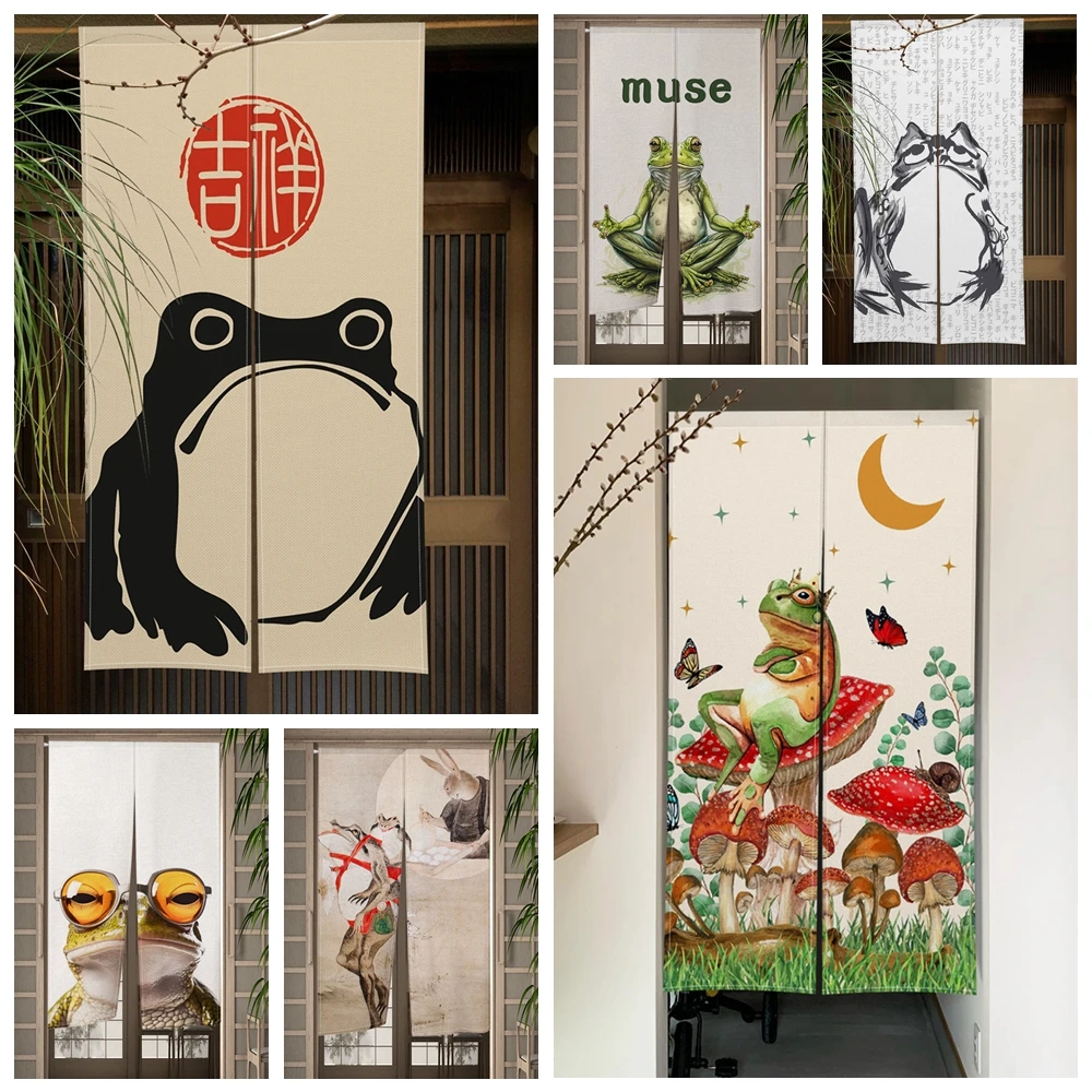 Japanese Door Curtain Frog Car - مراجعة Noren Curtain Doorway وسعره