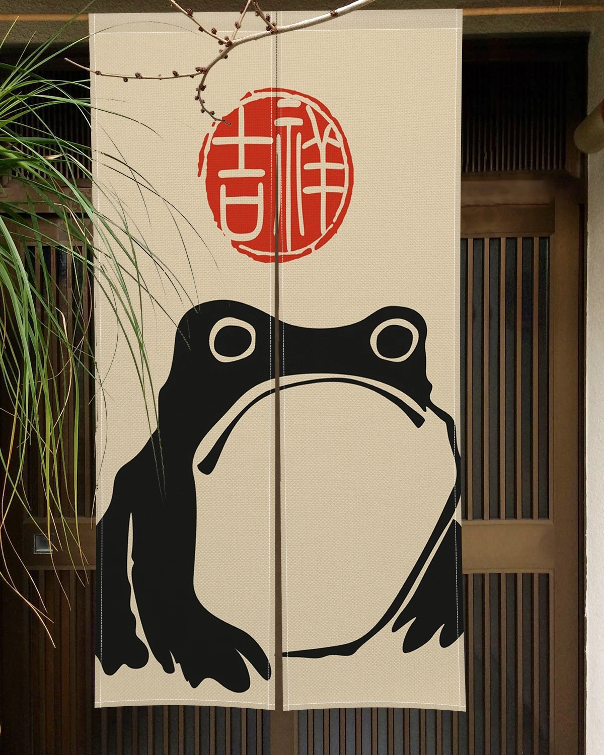 Japanese Door Curtain Frog Car - مراجعة Noren Curtain Doorway وسعره