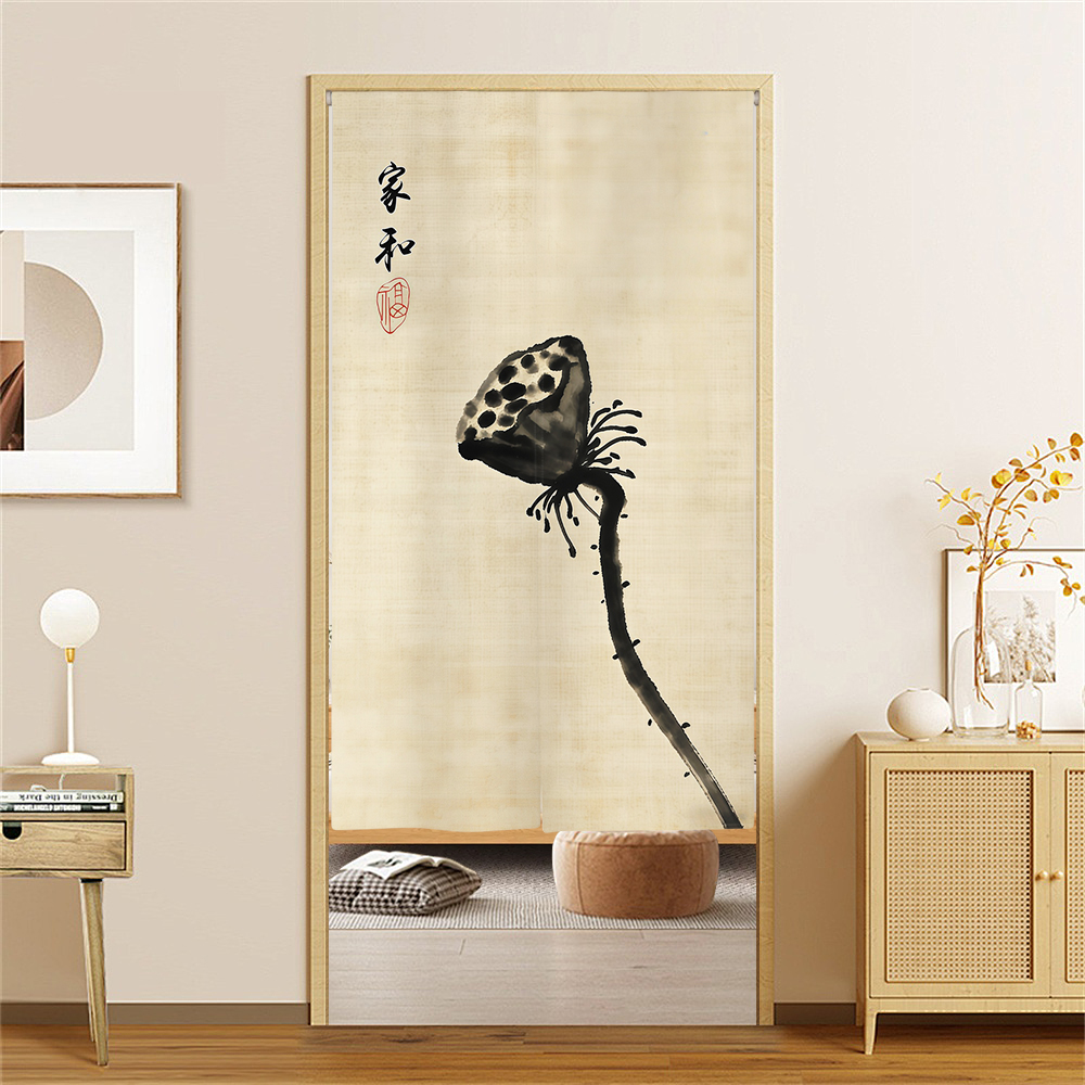 Japanese Bamboo Lotus Noren Do - مراجعة Noren Curtain Doorway وسعره