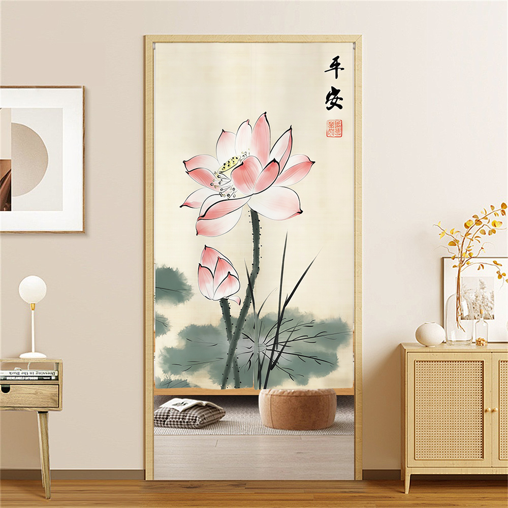 Japanese Bamboo Lotus Noren Do - مراجعة Noren Curtain Doorway وسعره