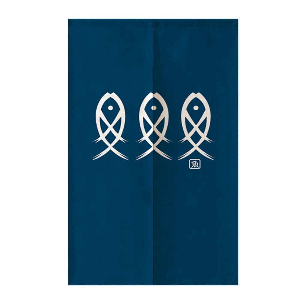 Ancient Character Fish Japanes - مراجعة Noren Curtain Doorway وسعره